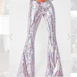 Sequined pants